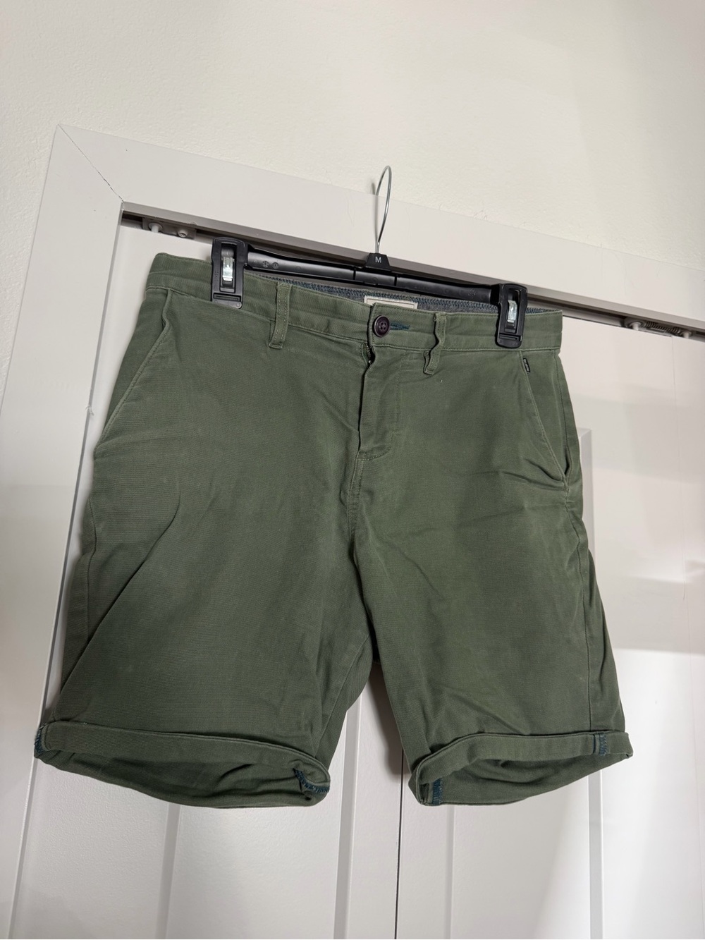 Billabong Men's Olive Green Casual Chino Shorts